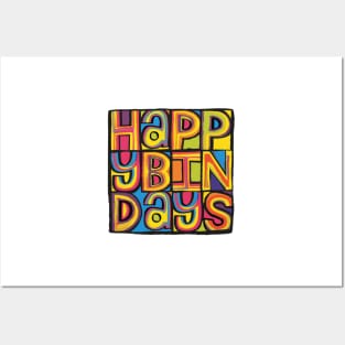 Happy Bindays Posters and Art